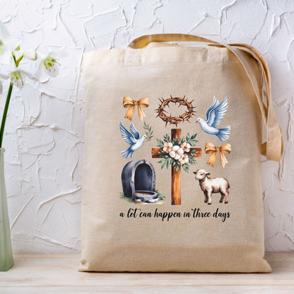 Christian Easter He is Risen Cross DTF Transfer