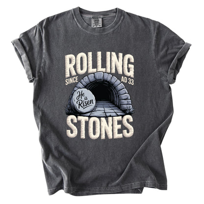 Christian Easter Rolling Stones Comfort Colors T Shirt