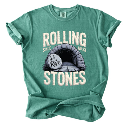 Christian Easter Rolling Stones Comfort Colors T Shirt