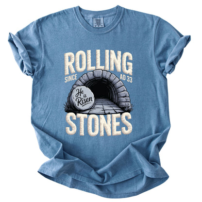 Christian Easter Rolling Stones Comfort Colors T Shirt