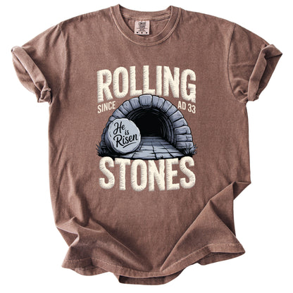 Christian Easter Rolling Stones Comfort Colors T Shirt