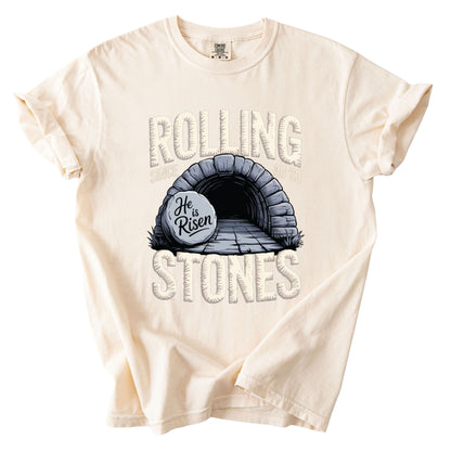 Christian Easter Rolling Stones Comfort Colors T Shirt