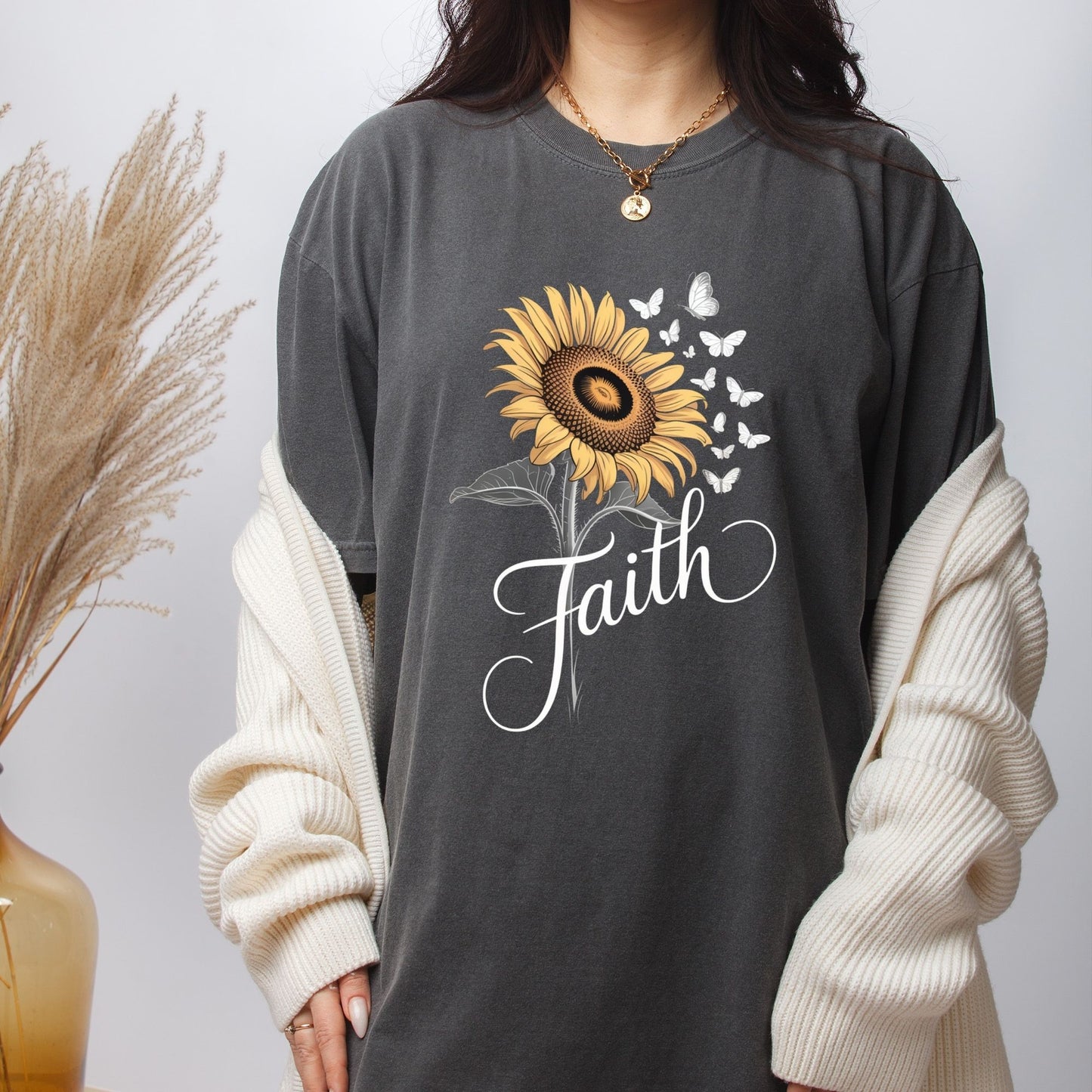 Christian Faith Sunflower DTF Transfer