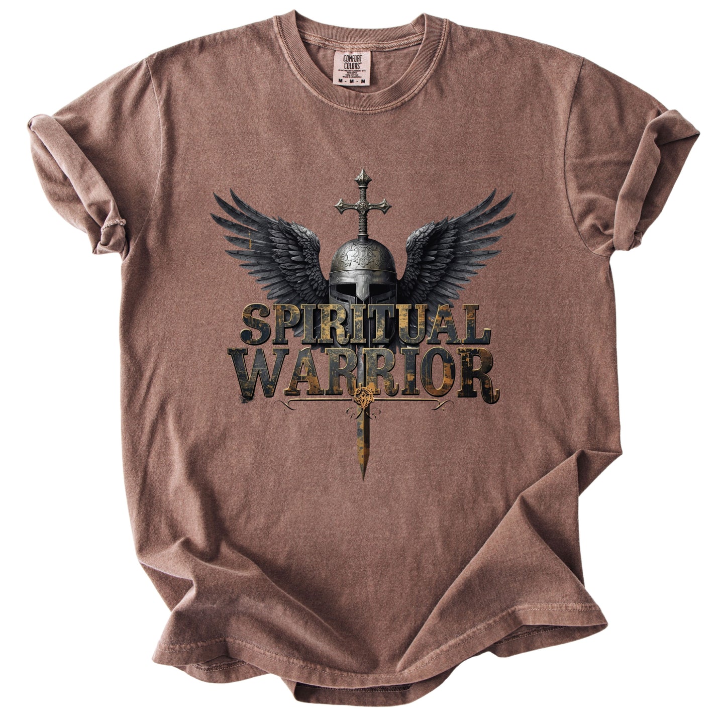 Christian Spiritual Warrior Comfort Colors T Shirt