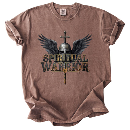 Christian Spiritual Warrior Comfort Colors T Shirt