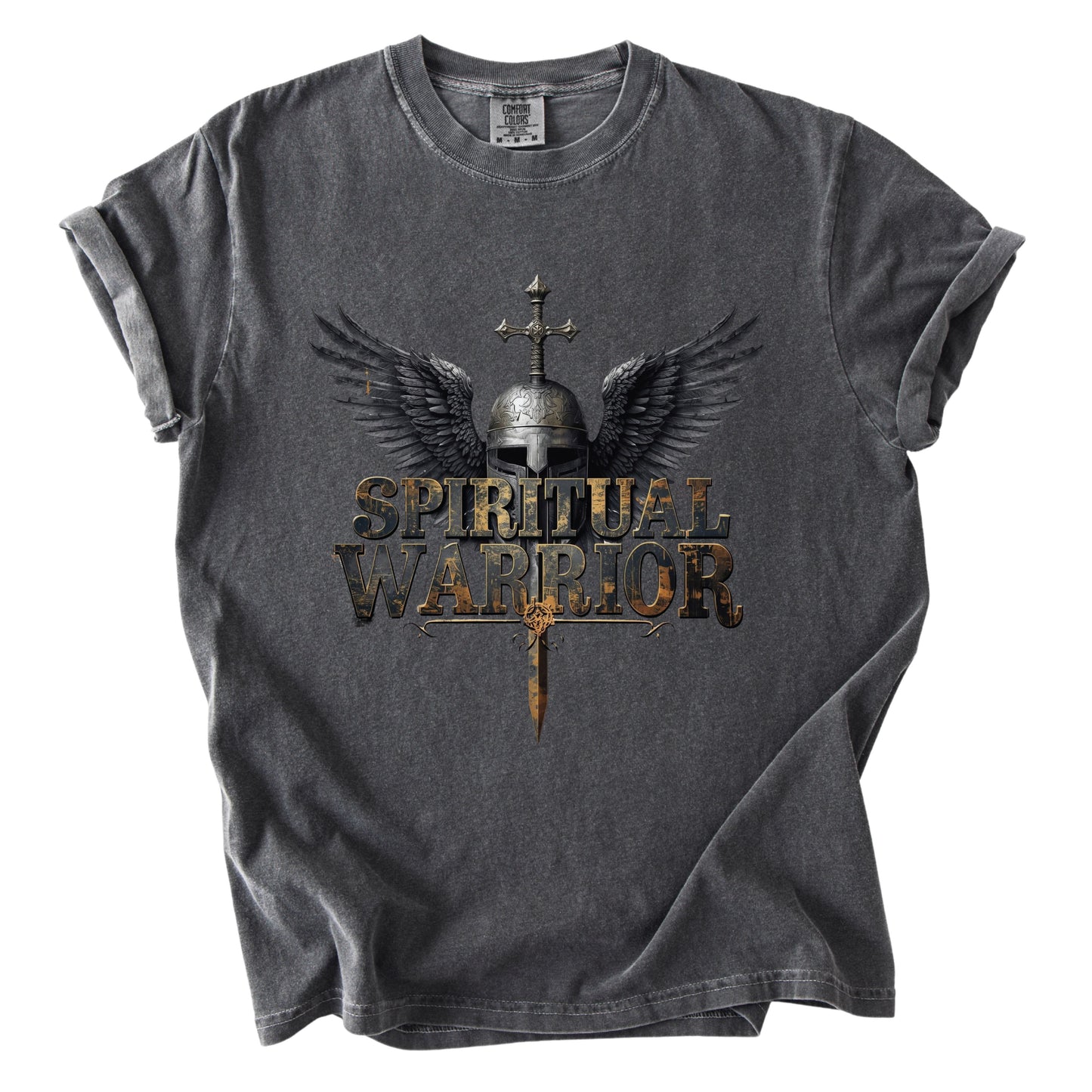 Christian Spiritual Warrior Comfort Colors T Shirt