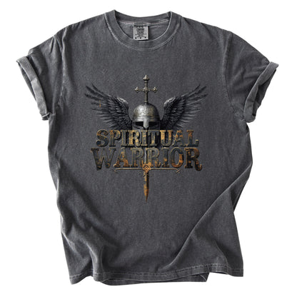 Christian Spiritual Warrior Comfort Colors T Shirt