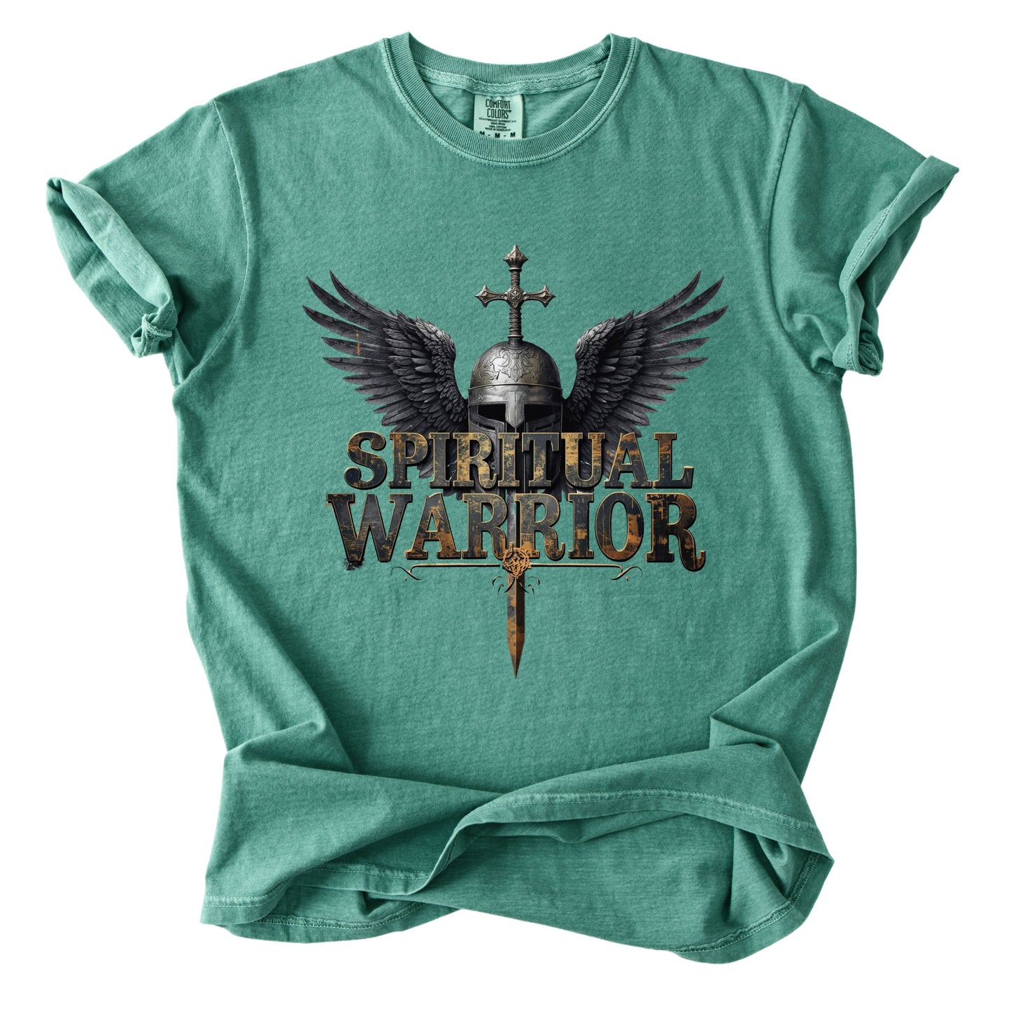 Christian Spiritual Warrior Comfort Colors T Shirt