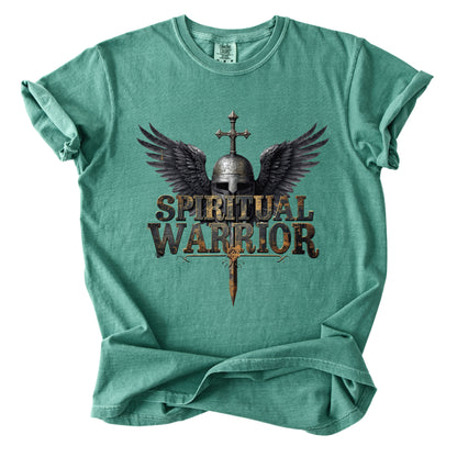 Christian Spiritual Warrior Comfort Colors T Shirt