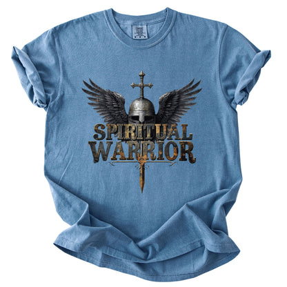 Christian Spiritual Warrior Comfort Colors T Shirt
