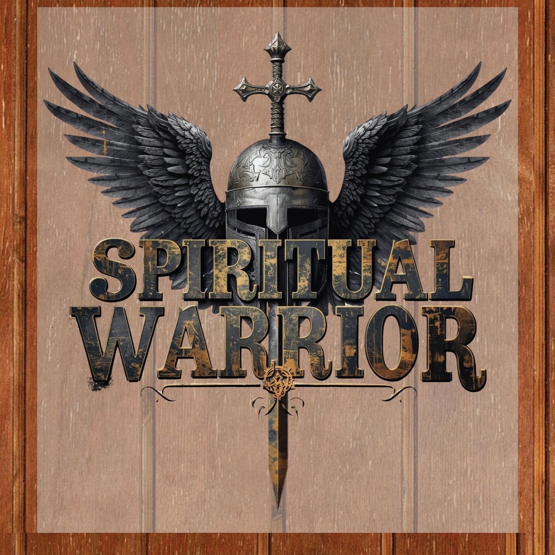 Christian Spiritual Warrior DTF Transfer Ready to Press Religious Apparel Heat Transfer for Shirts Faith UV Sticker Prints