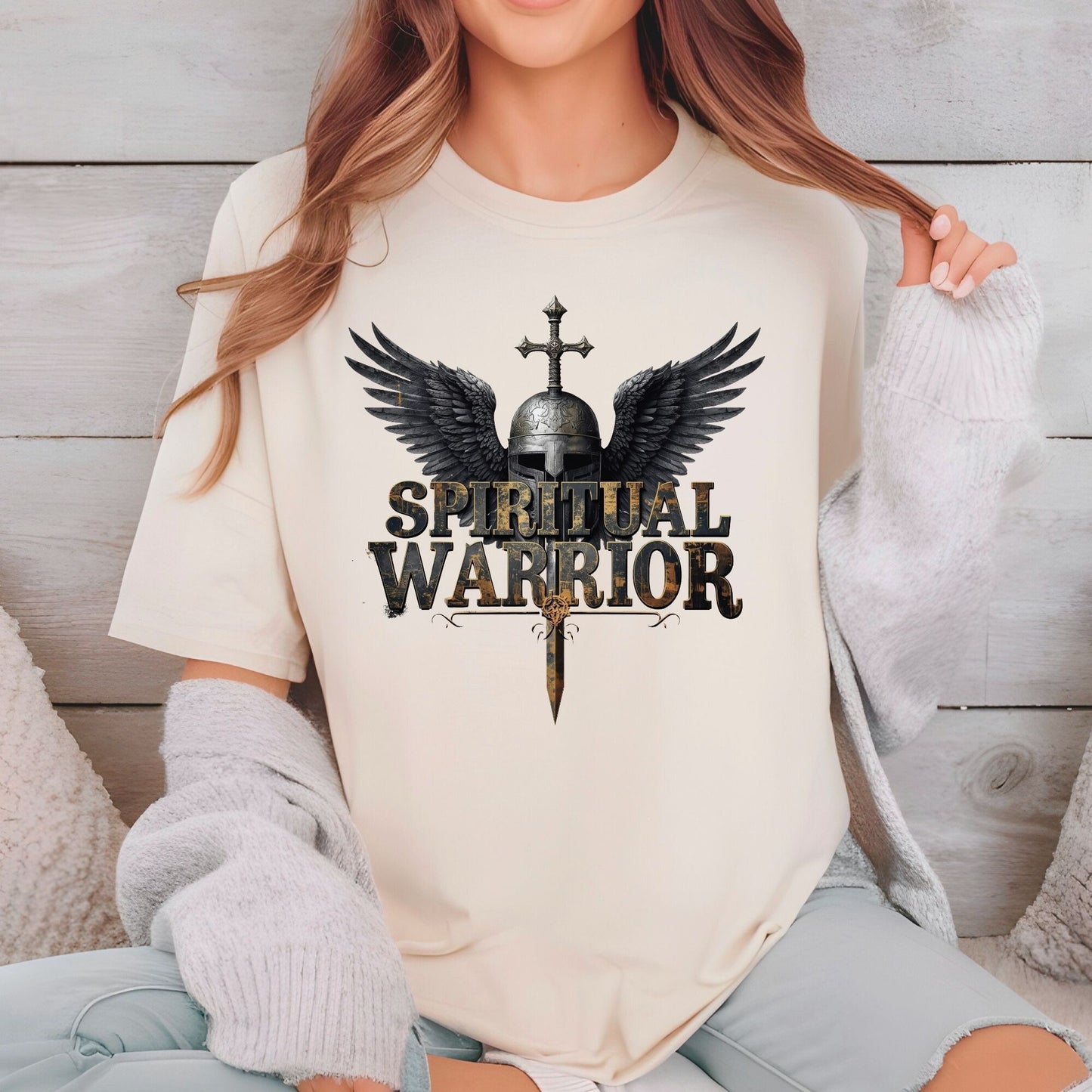 Christian Spiritual Warrior DTF Transfer