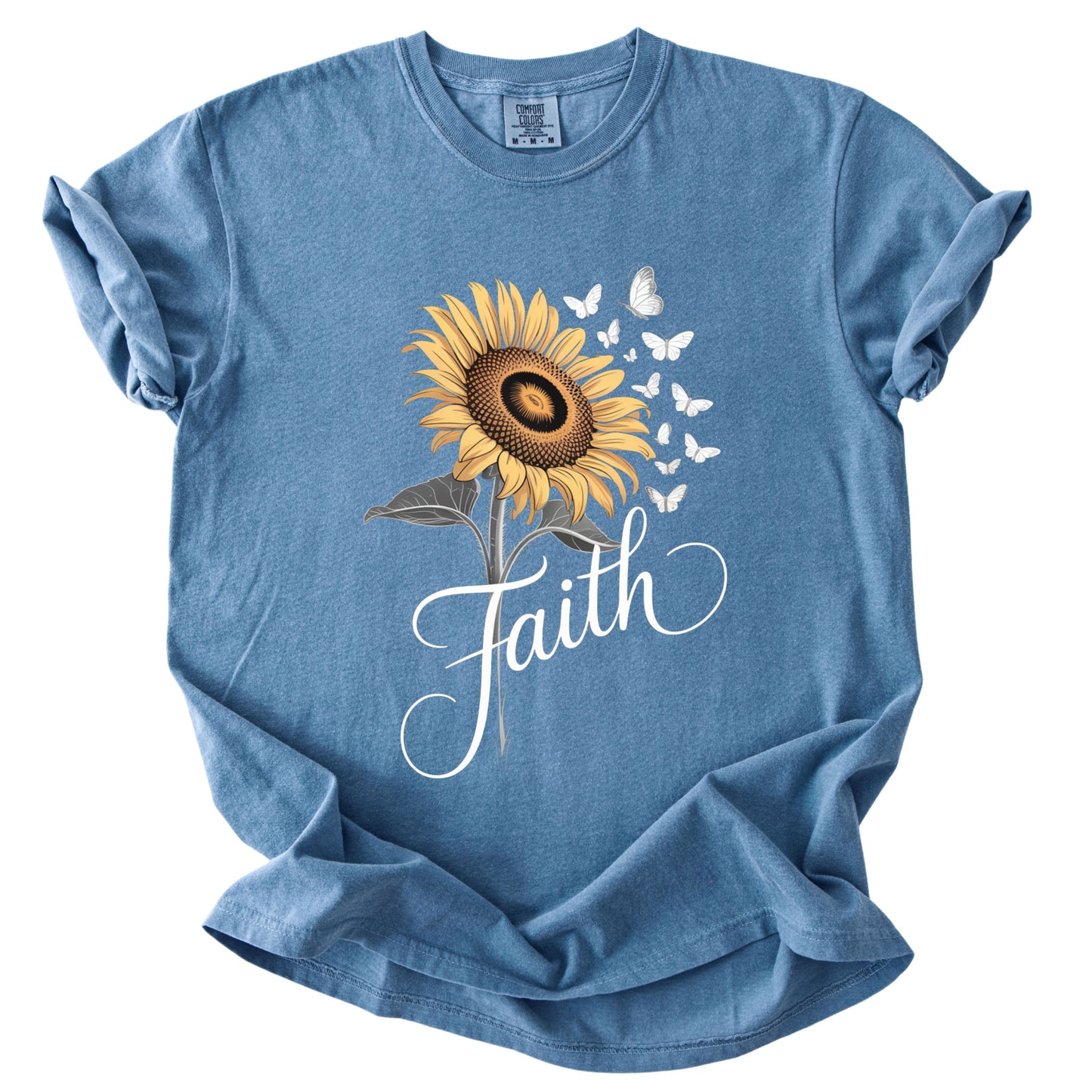Christian Sunflower Comfort Colors T Shirt