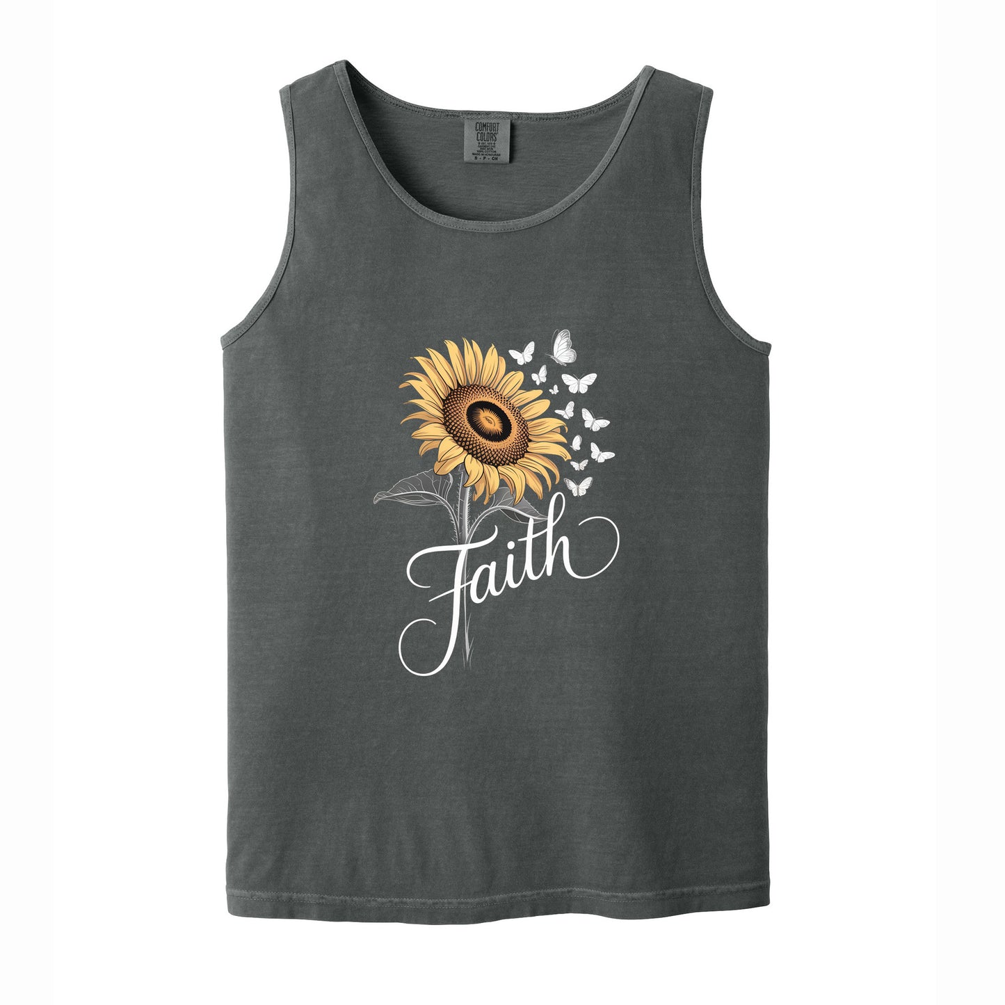 Christian Sunflower Comfort Colors T Shirt
