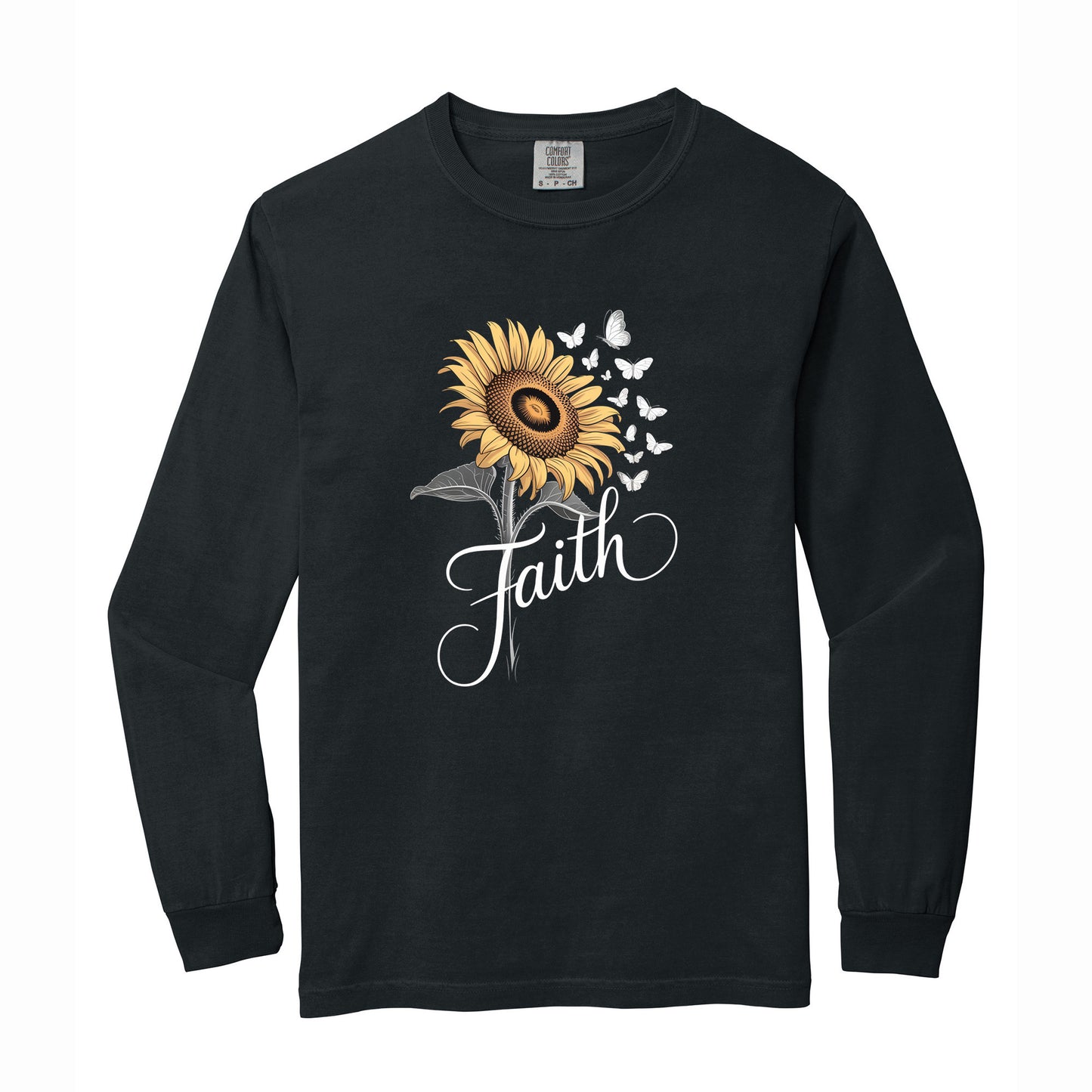 Christian Sunflower Comfort Colors T Shirt