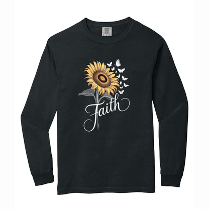 Christian Sunflower Comfort Colors T Shirt