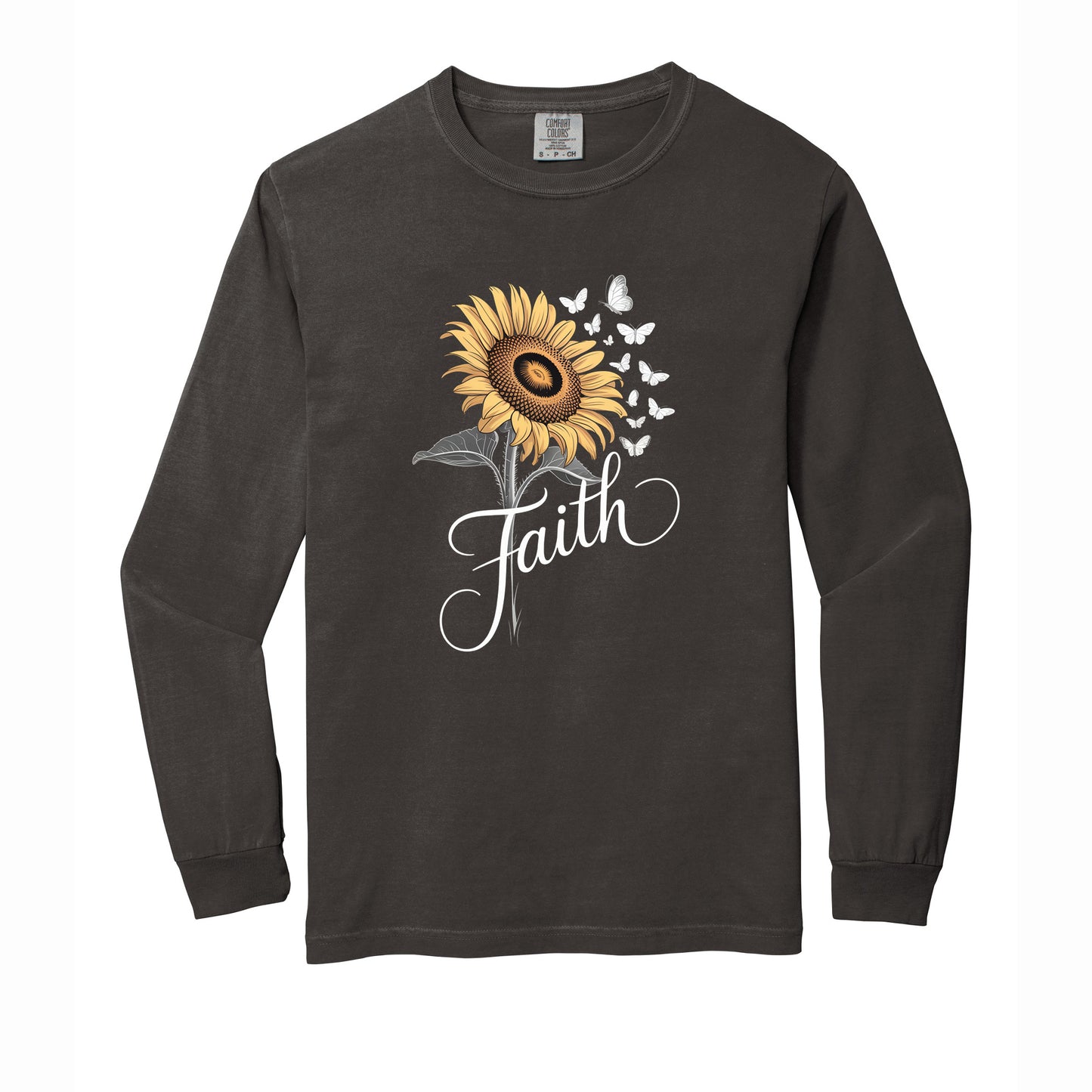 Christian Sunflower Comfort Colors T Shirt