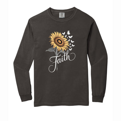 Christian Sunflower Comfort Colors T Shirt