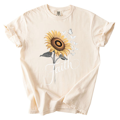 Christian Sunflower Comfort Colors T Shirt