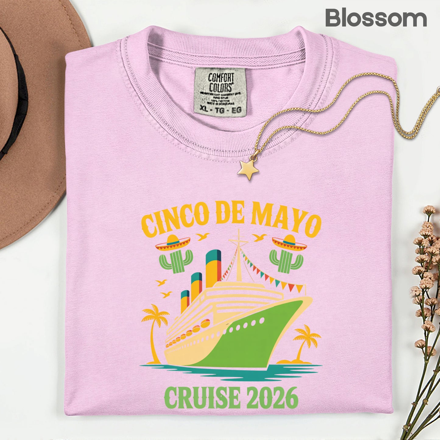 Cinco De Mayo Cruise 2026 Comfort Colors T Shirt