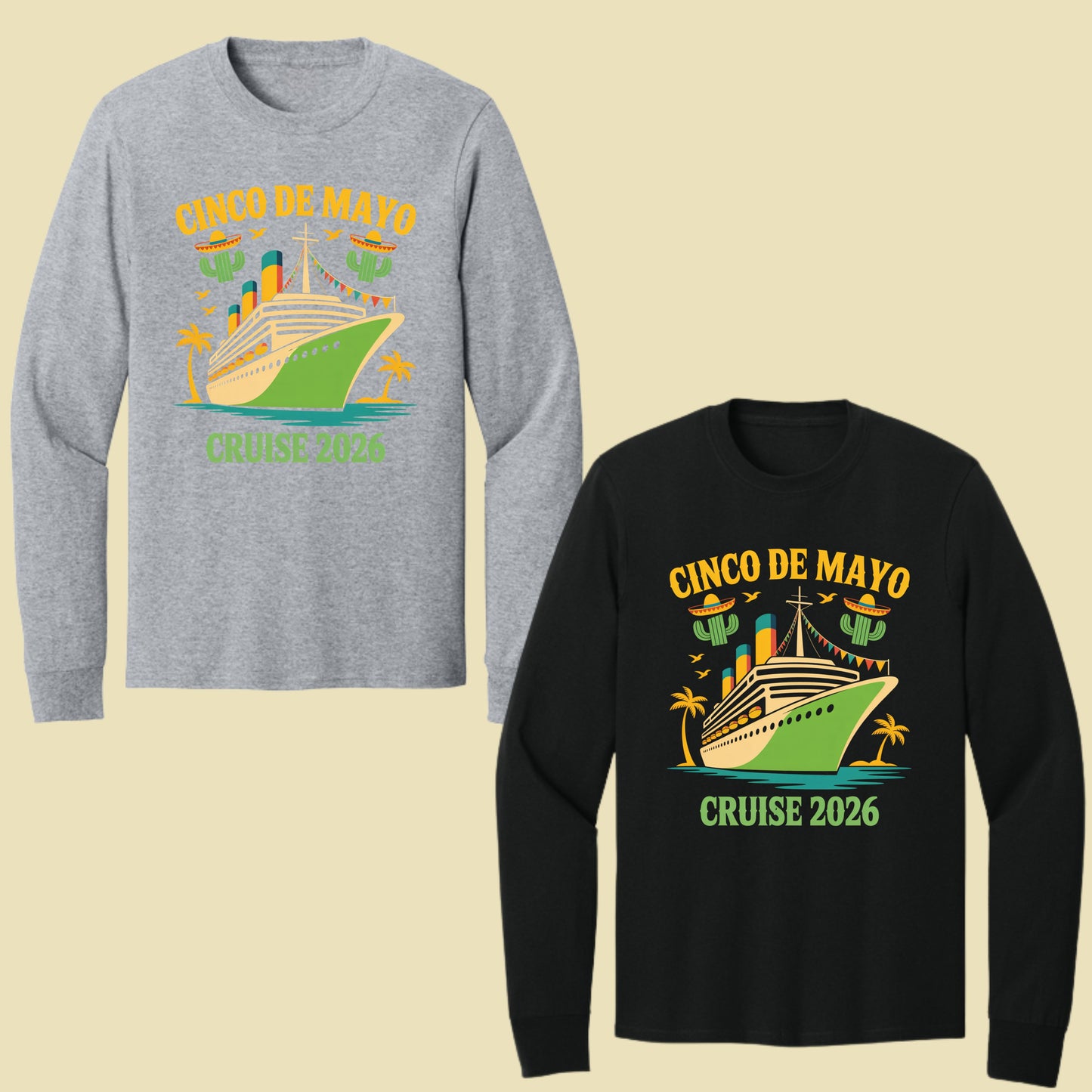 Cinco De Mayo Cruise 2026 Comfort Colors T Shirt