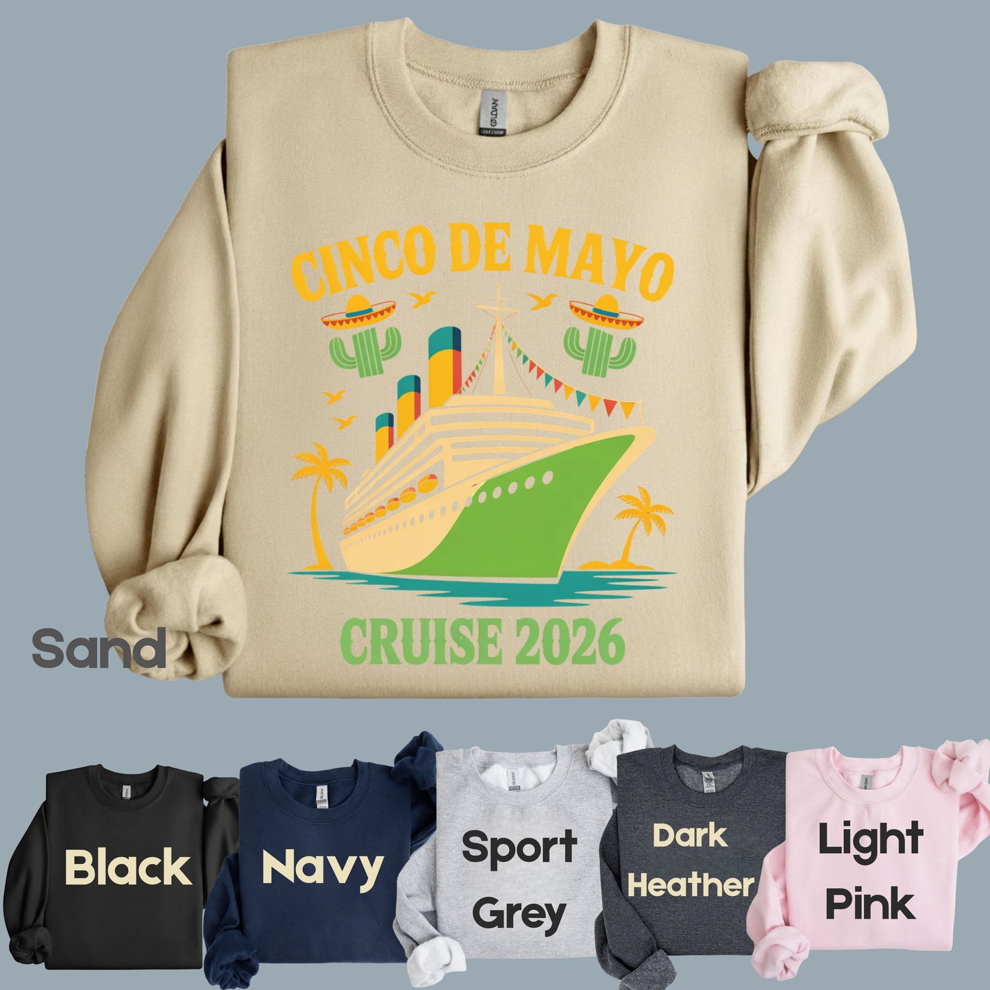 Cinco De Mayo Cruise 2026 Comfort Colors T Shirt