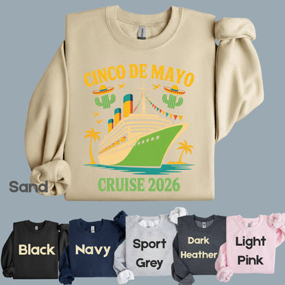 Cinco De Mayo Cruise 2026 Comfort Colors T Shirt