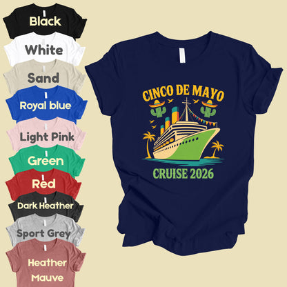 Cinco De Mayo Cruise 2026 Comfort Colors T Shirt