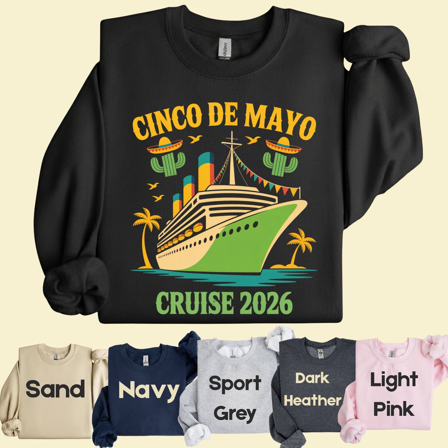 Cinco De Mayo Cruise 2026 Comfort Colors T Shirt
