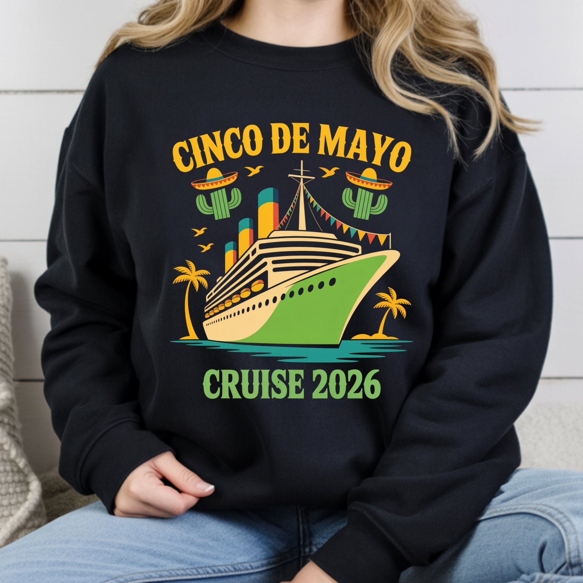 Cinco De Mayo Cruise 2026 Comfort Colors T Shirt Mexican Trip Fiesta Sweatshirt Margarita Tequila Taco Graphic Gift Tees