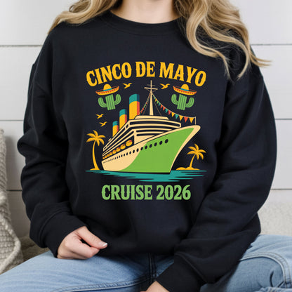 Cinco De Mayo Cruise 2026 Comfort Colors T Shirt Mexican Trip Fiesta Sweatshirt Margarita Tequila Taco Graphic Gift Tees