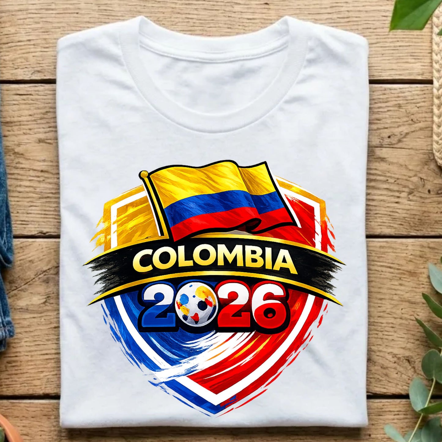 Colombia 2026 World Cup T Shirt Soccer Supporter Tees