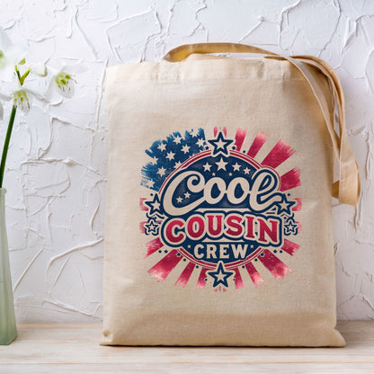 Cool Cousin Crew 4th of July Patriotic DTF Transfer Ready to Press