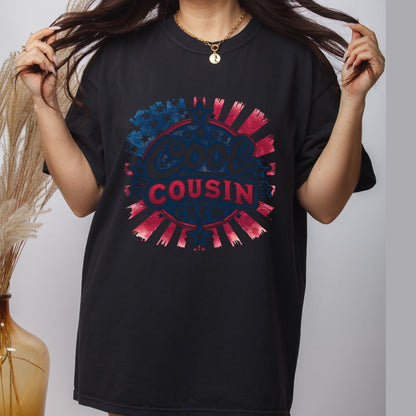 Cool Cousin Crew 4th of July Patriotic DTF Transfer Ready to Press