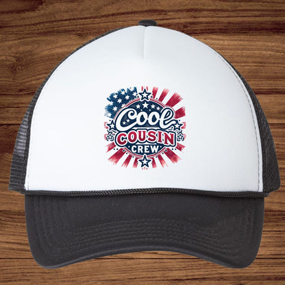 Cool Cousin Crew 4th of July Patriotic DTF Transfer Ready to Press