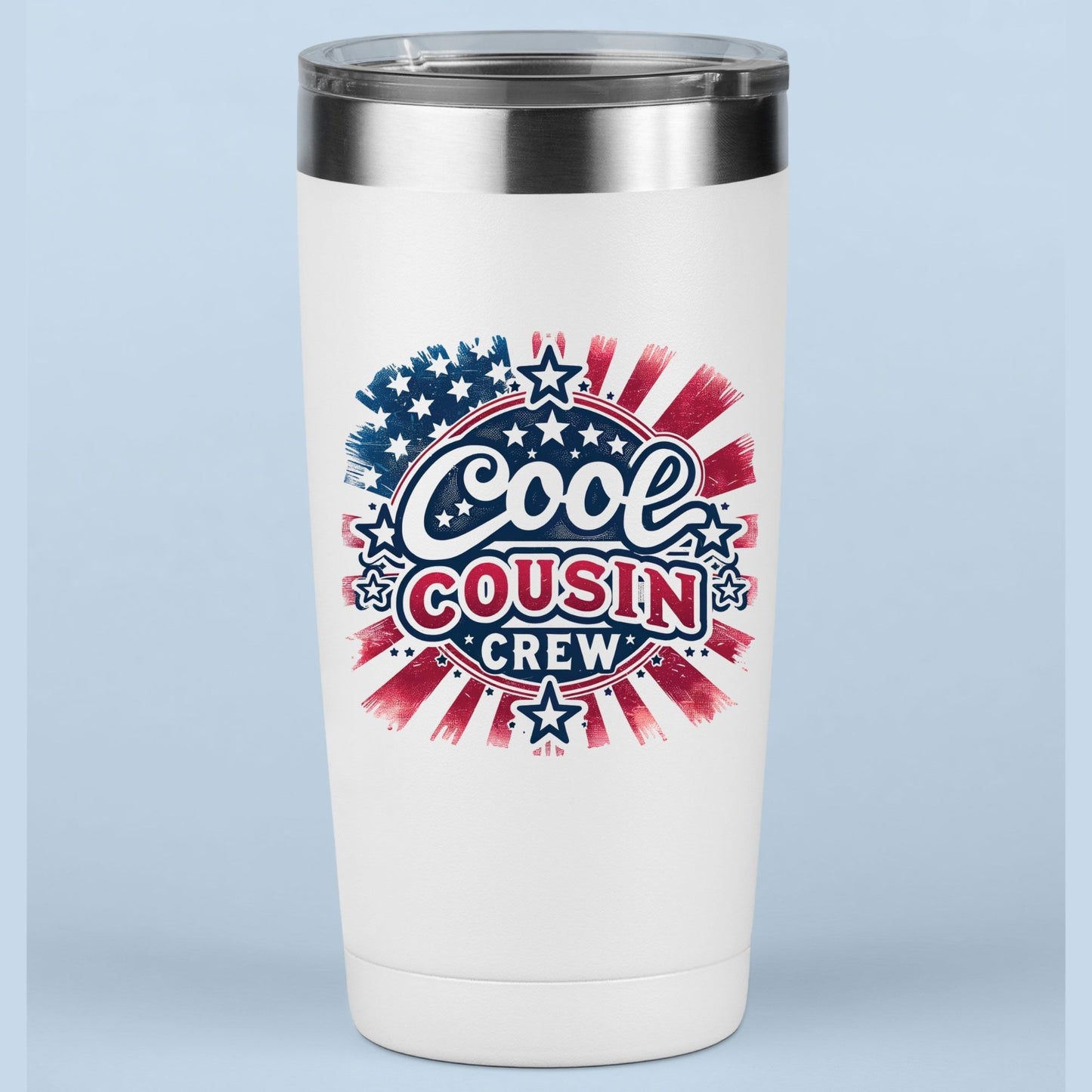 Cool Cousin Crew 4th of July Patriotic DTF Transfer Ready to Press