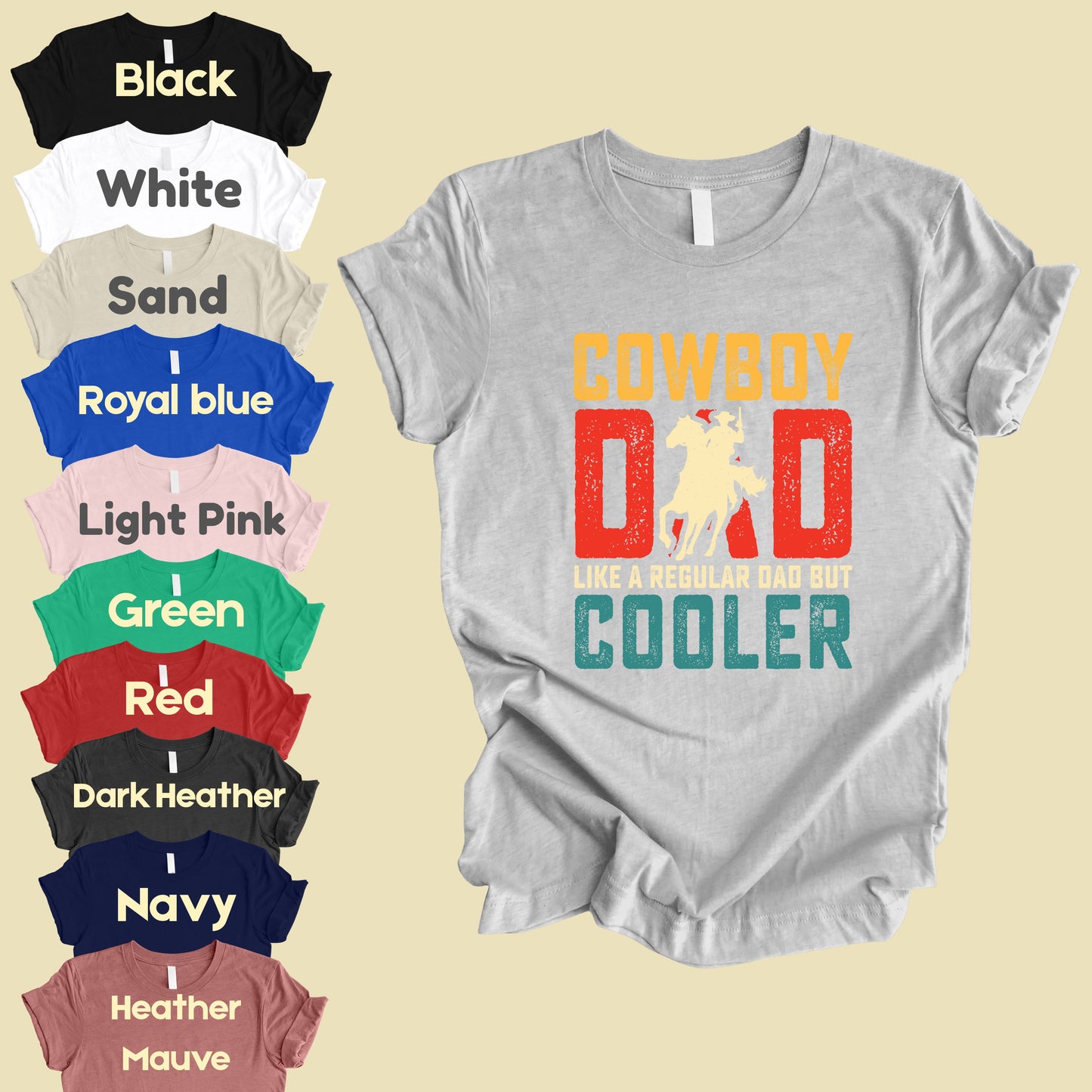 Cowboy Dad Comfort Colors T Shirt