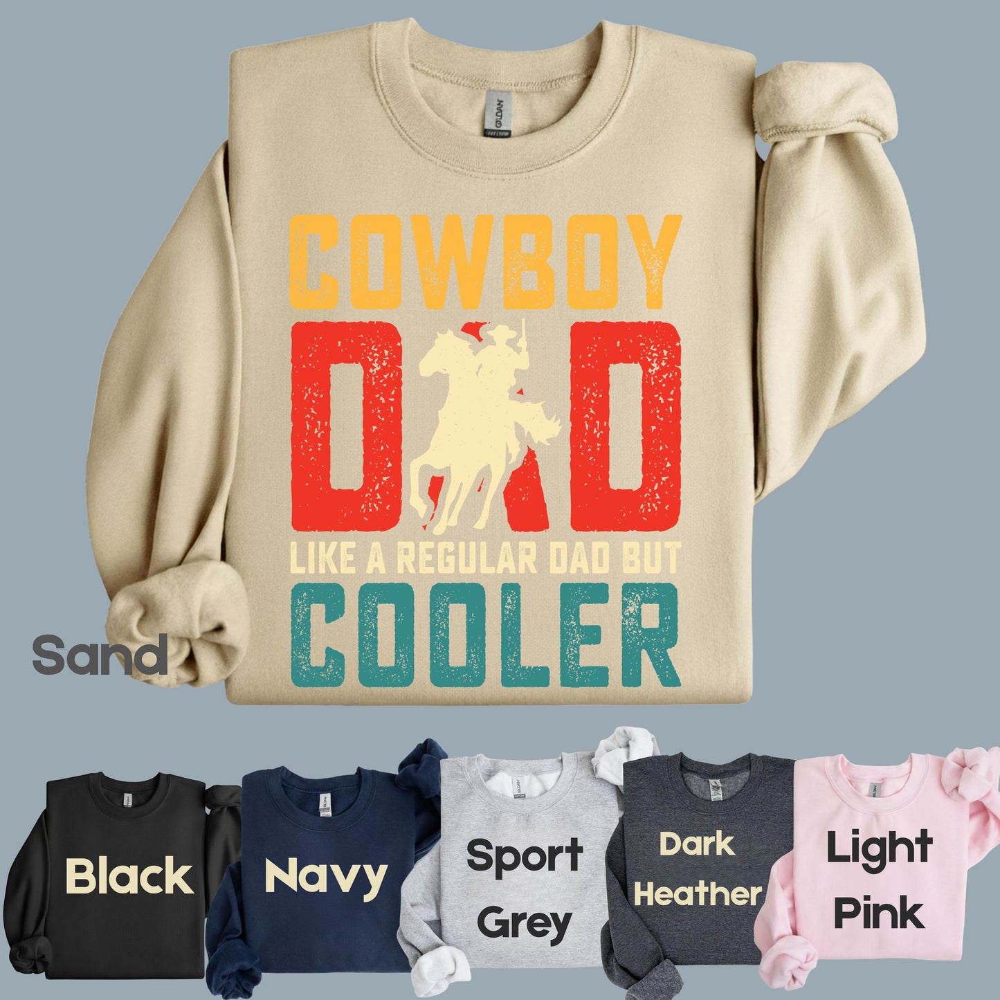 Cowboy Dad Comfort Colors T Shirt