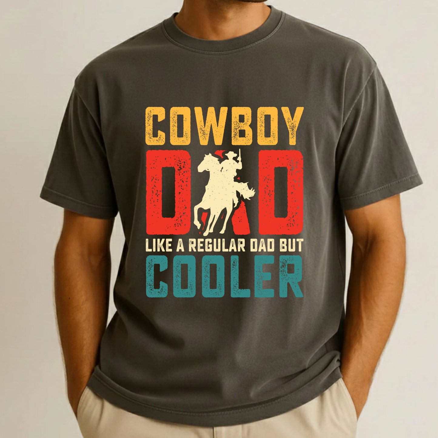 Cowboy Dad Comfort Colors T Shirt