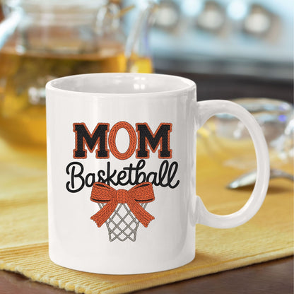 Crochet Basketball Mom DTF Transfer ready to Press