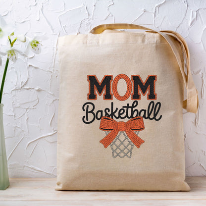 Crochet Basketball Mom DTF Transfer ready to Press