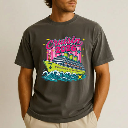 Cruisin 2026 Retro Cruise Ship DTF Transfer