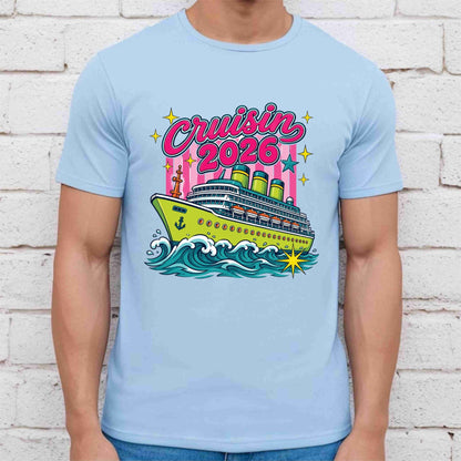 Cruisin 2026 Retro Cruise Ship DTF Transfer
