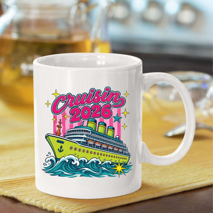 Cruisin 2026 Retro Cruise Ship DTF Transfer
