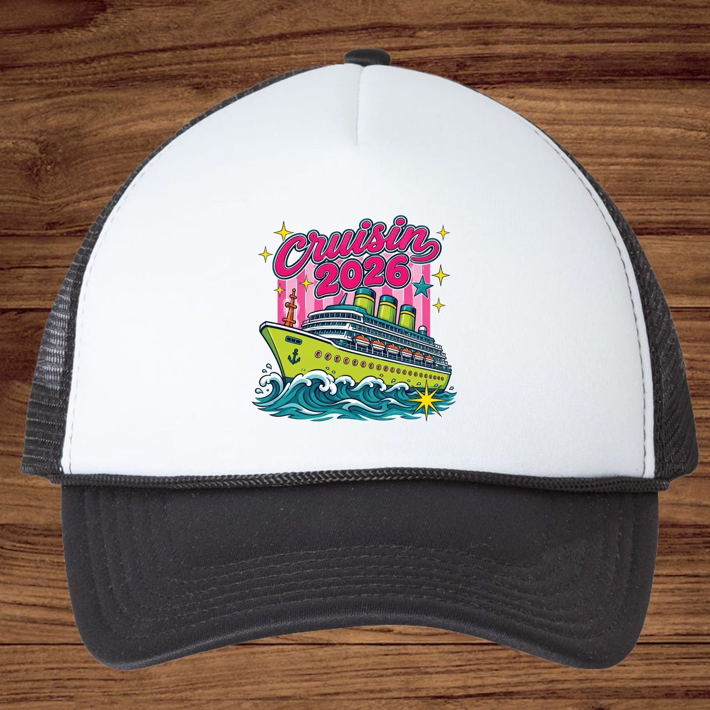 Cruisin 2026 Retro Cruise Ship DTF Transfer