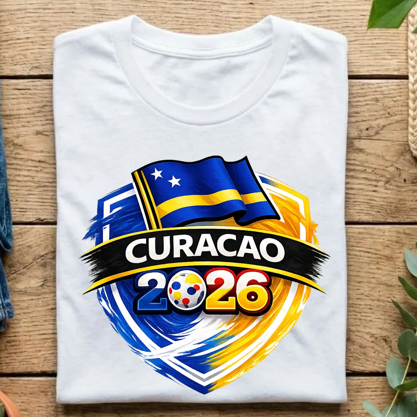 Curacao World Cup T Shirt Soccer Supporter Tees