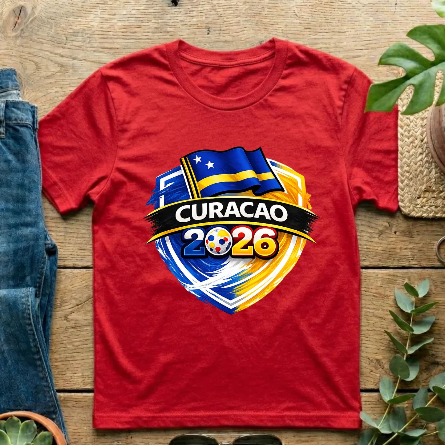 Curacao World Cup T Shirt Soccer Supporter Tees