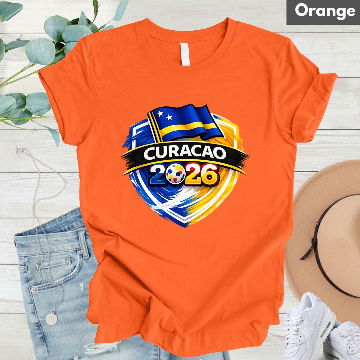 Curacao World Cup T Shirt Soccer Supporter Tees