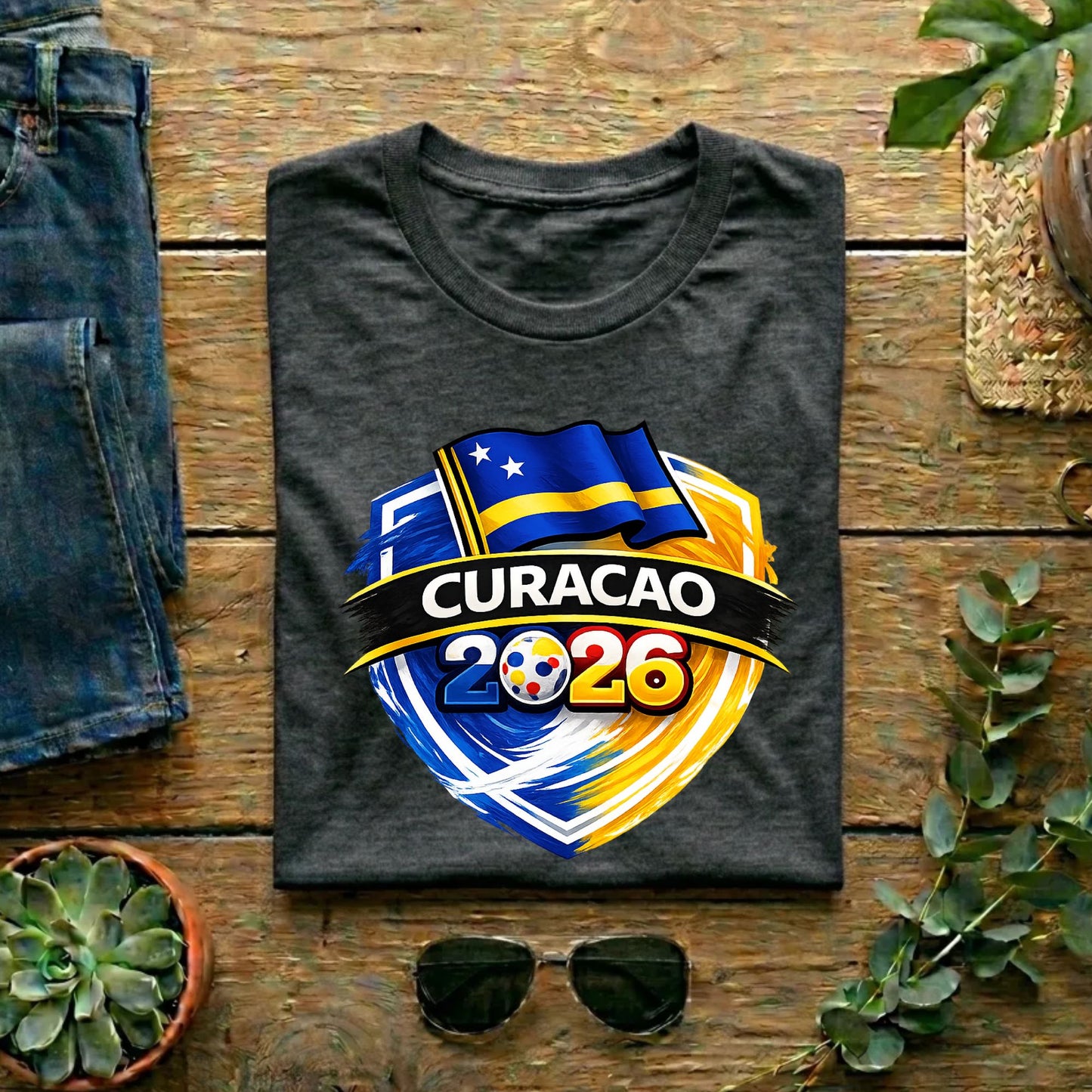 Curacao World Cup T Shirt Soccer Supporter Tees