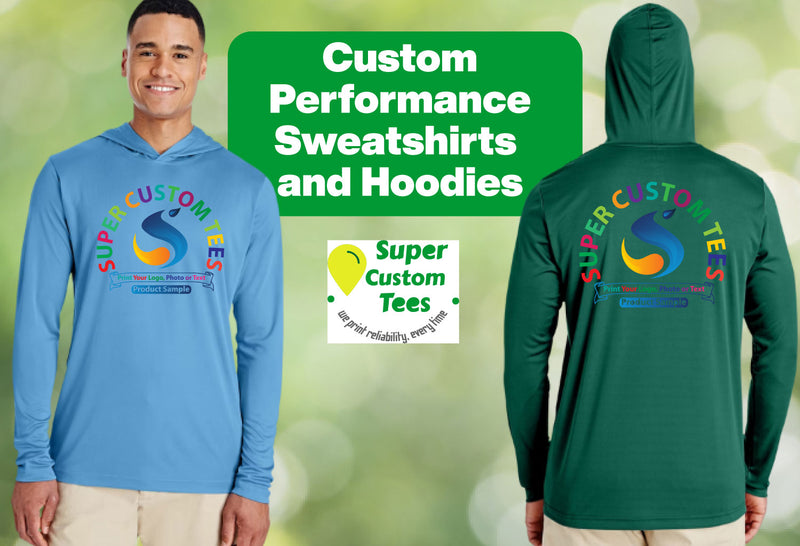 Custom Performance Sweatshirts and Hoodies